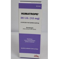 Humatrope 36iu (12mg) HGH by Lilly, Turkey